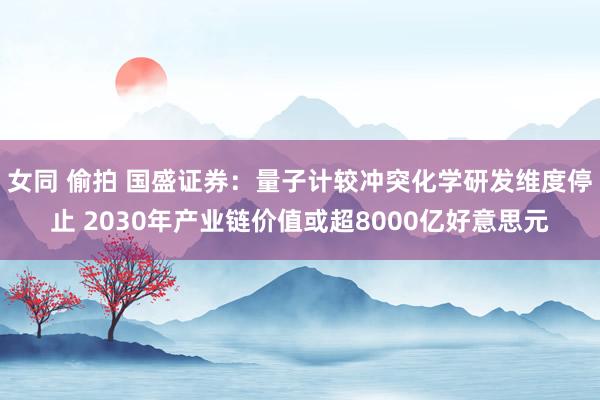 女同 偷拍 国盛证券：量子计较冲突化学研发维度停止 2030年产业链价值或超8000亿好意思元