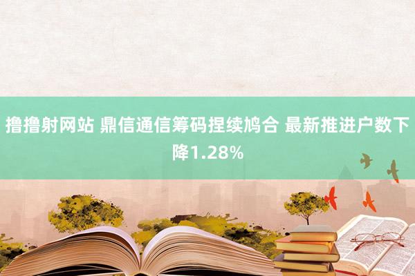 撸撸射网站 鼎信通信筹码捏续鸠合 最新推进户数下降1.28%
